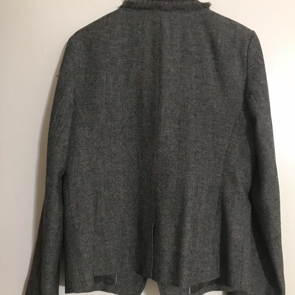Grey wool blazer - Picture 2 of 3